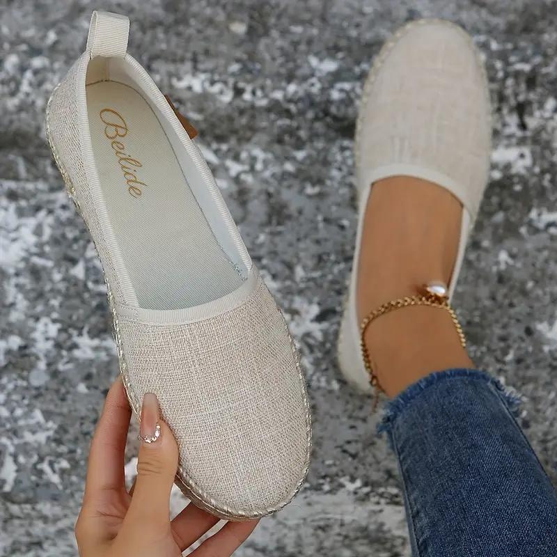 Wearclo | Espadrilles, flat, lightweight, canvas shoes, summer shoes