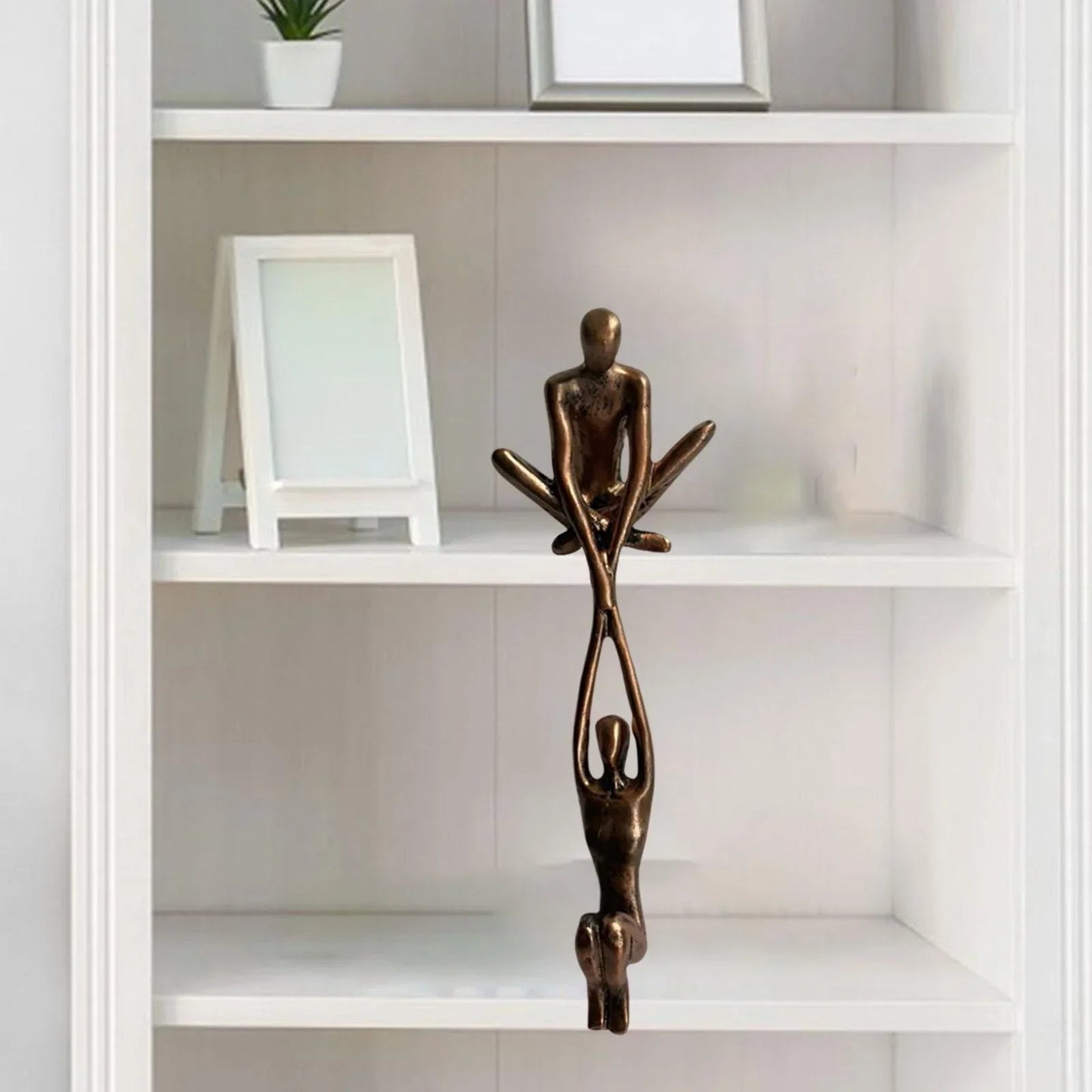 Wearclo | Figurative Sculpture | Interlocking Figures Decorative Accent