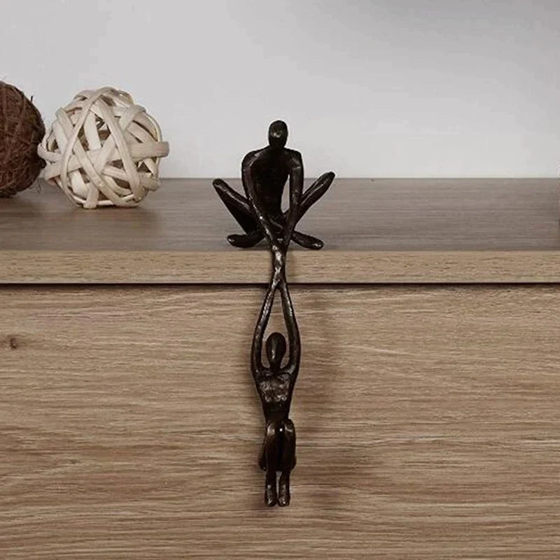 Wearclo | Figurative Sculpture | Interlocking Figures Decorative Accent