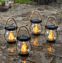 Wearclo | Solar Flickering Flame Lantern - Rustic Charm & Warm Ambiance