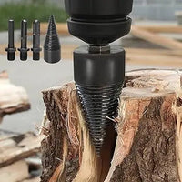 Wearclo | Cordless Drill Wood Splitter Set - Effortless Logging