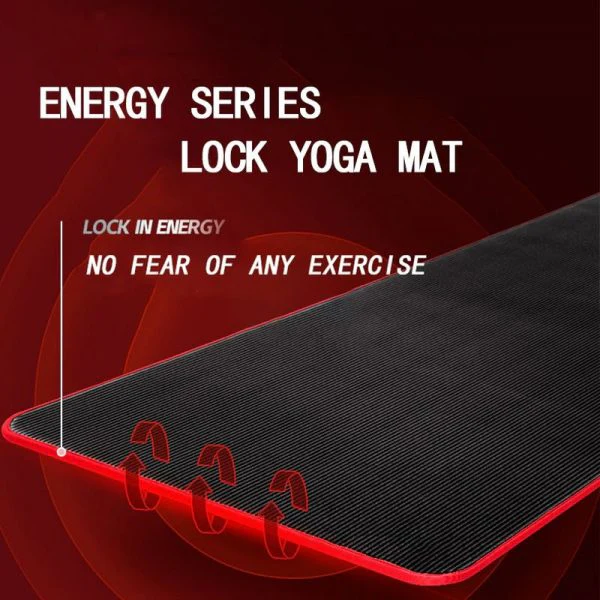 Wearclo | Fitness Mat Men’s High Density Exercise Yoga Non-Slip Mat For Gym Home