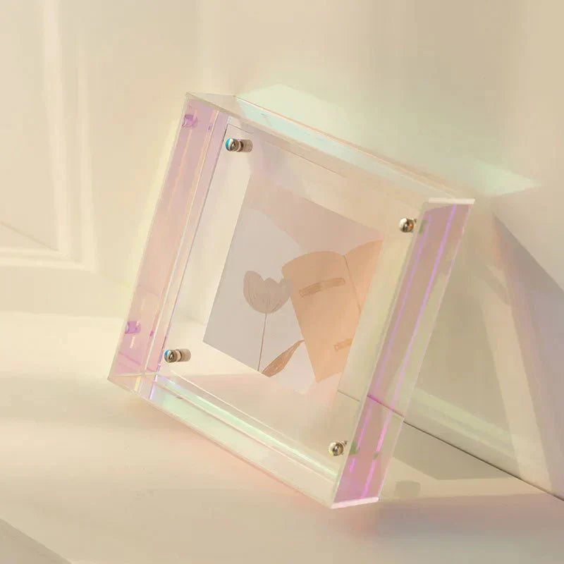Wearclo | Floating Acrylic Picture Frame | Contemporary Design for Wall & Table