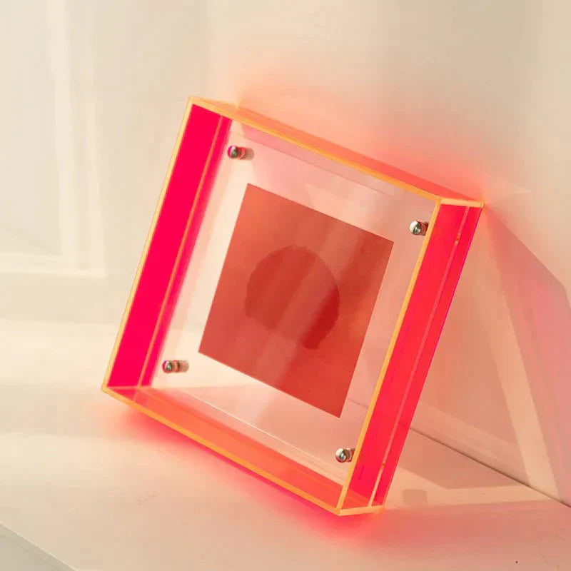 Wearclo | Floating Acrylic Picture Frame | Contemporary Design for Wall & Table