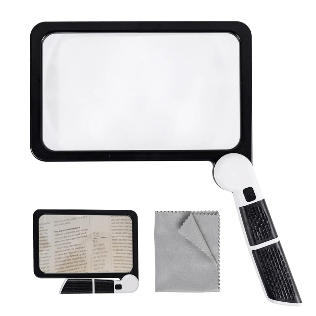 Wearclo | Full Page Handheld Magnifier Glass