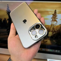 Wearclo | Matte Acrylic & Tempered Glass iPhone Case