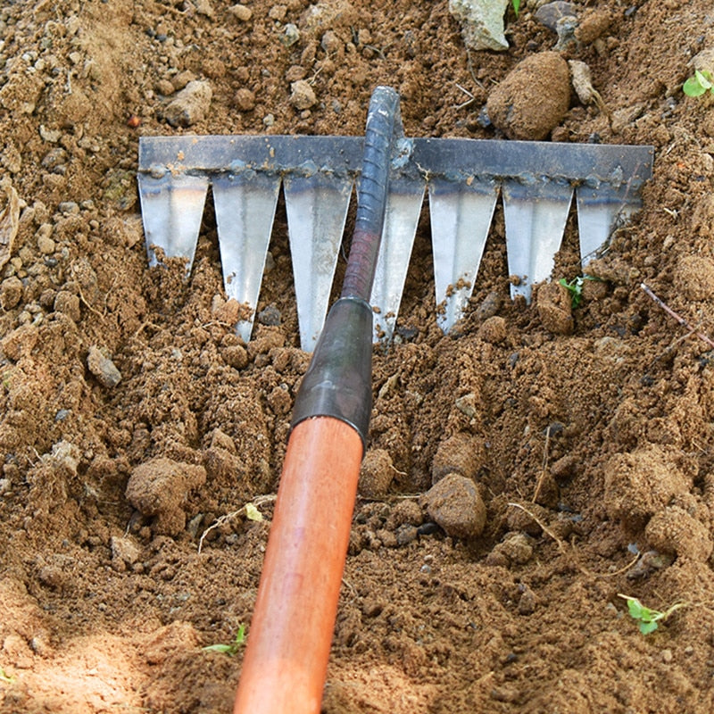 Wearclo | Garden Weeding Rake Loose Soil Detachable