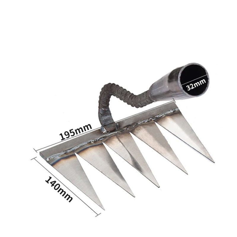 Wearclo | Gardening Hand Rake with Sharp Tines