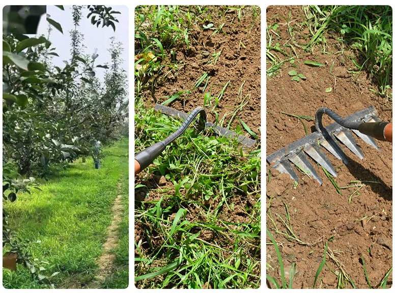 Wearclo | Gardening Hand Rake with Sharp Tines