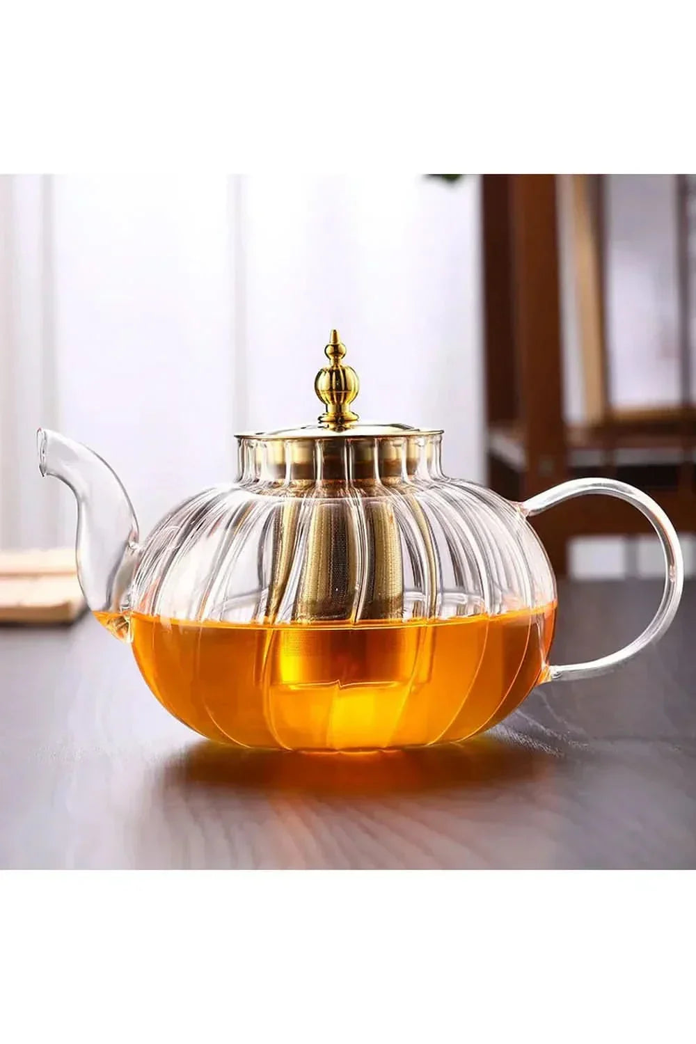 Wearclo | Glass Teapot with Infuser and Lid for Loose Tea
