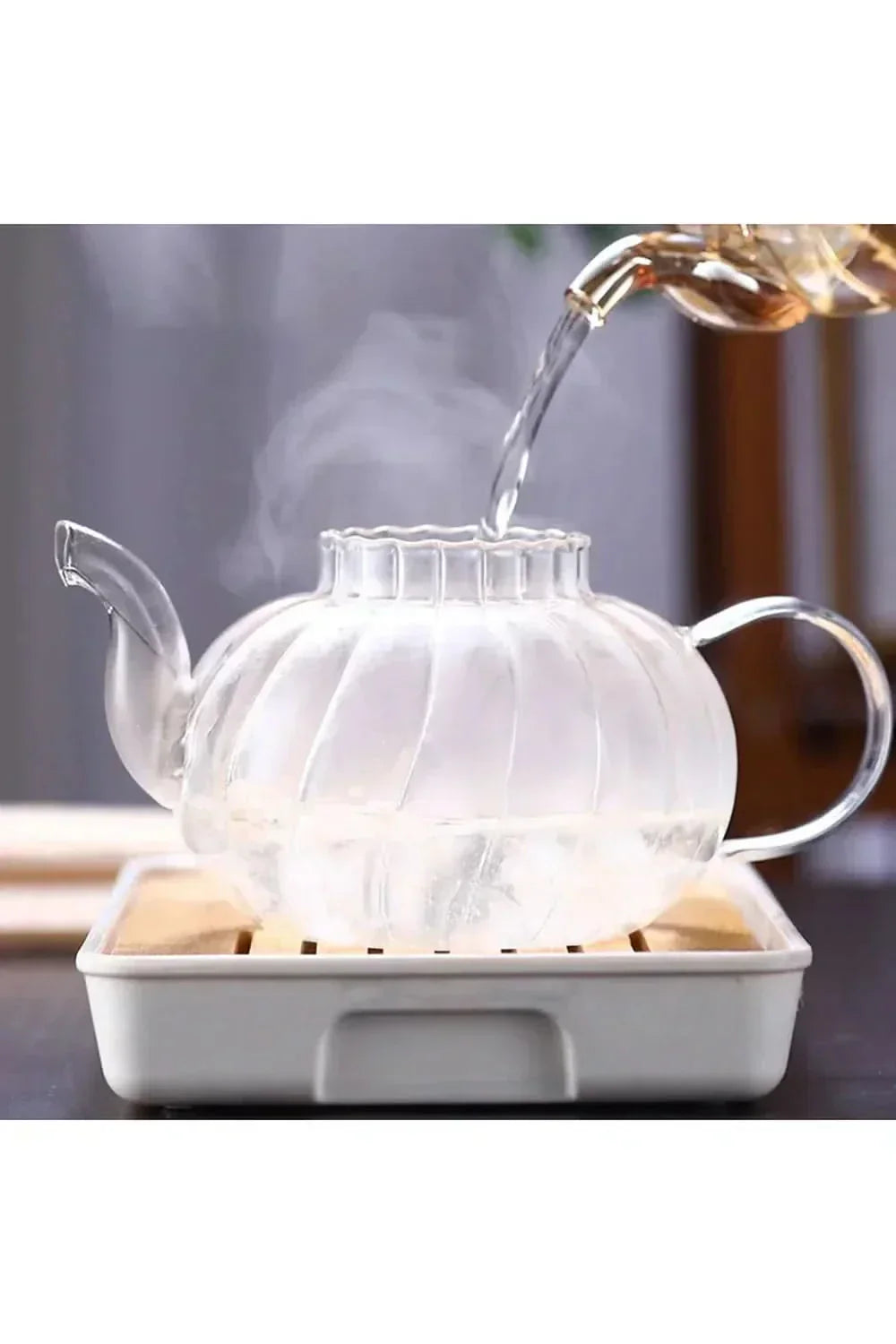 Wearclo | Glass Teapot with Infuser and Lid for Loose Tea