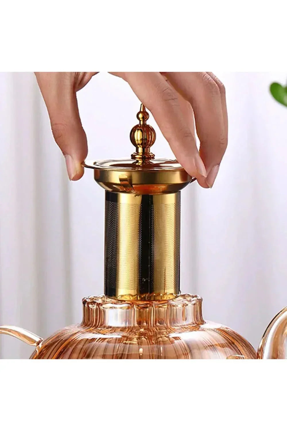 Wearclo | Glass Teapot with Infuser and Lid for Loose Tea