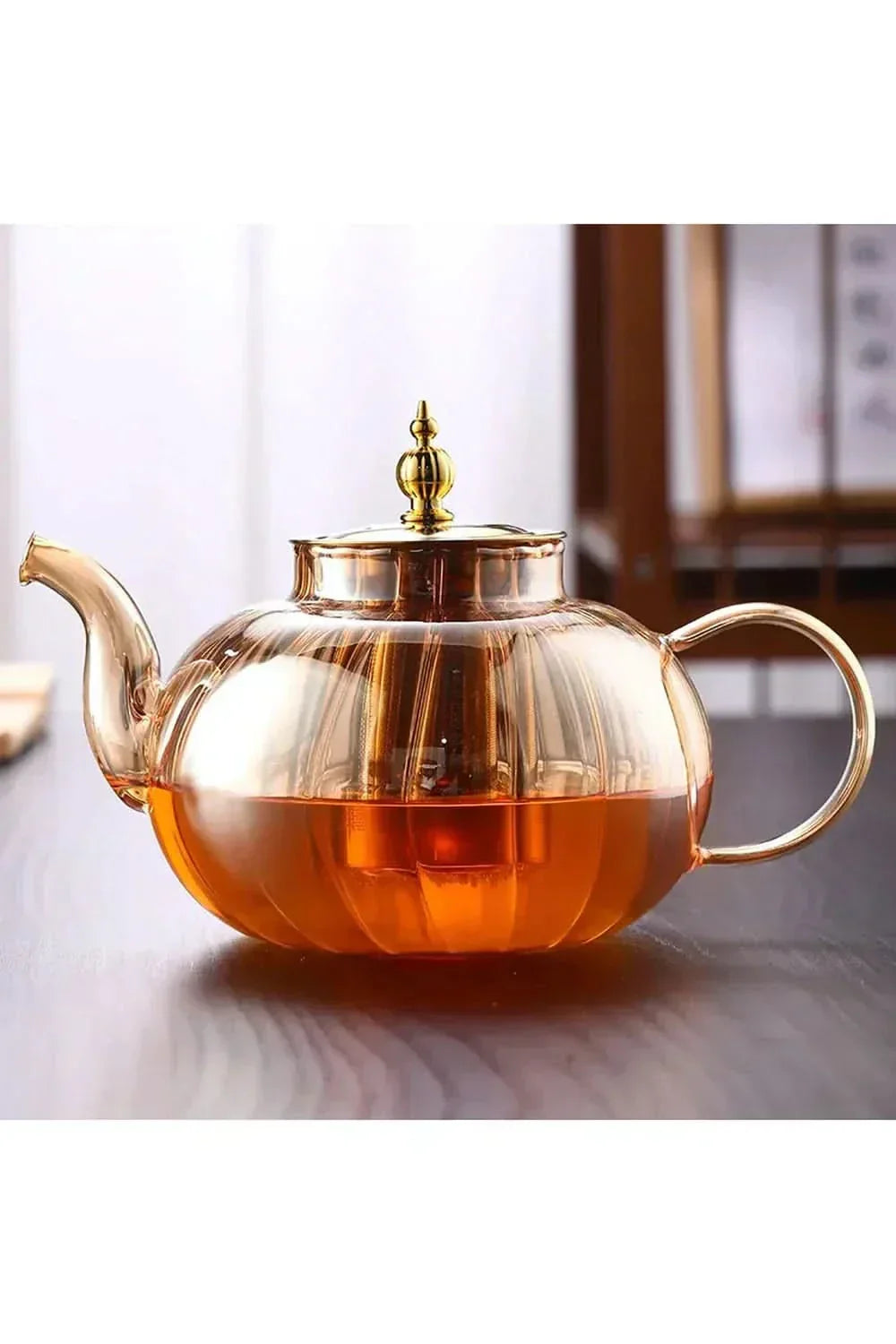 Wearclo | Glass Teapot with Infuser and Lid for Loose Tea