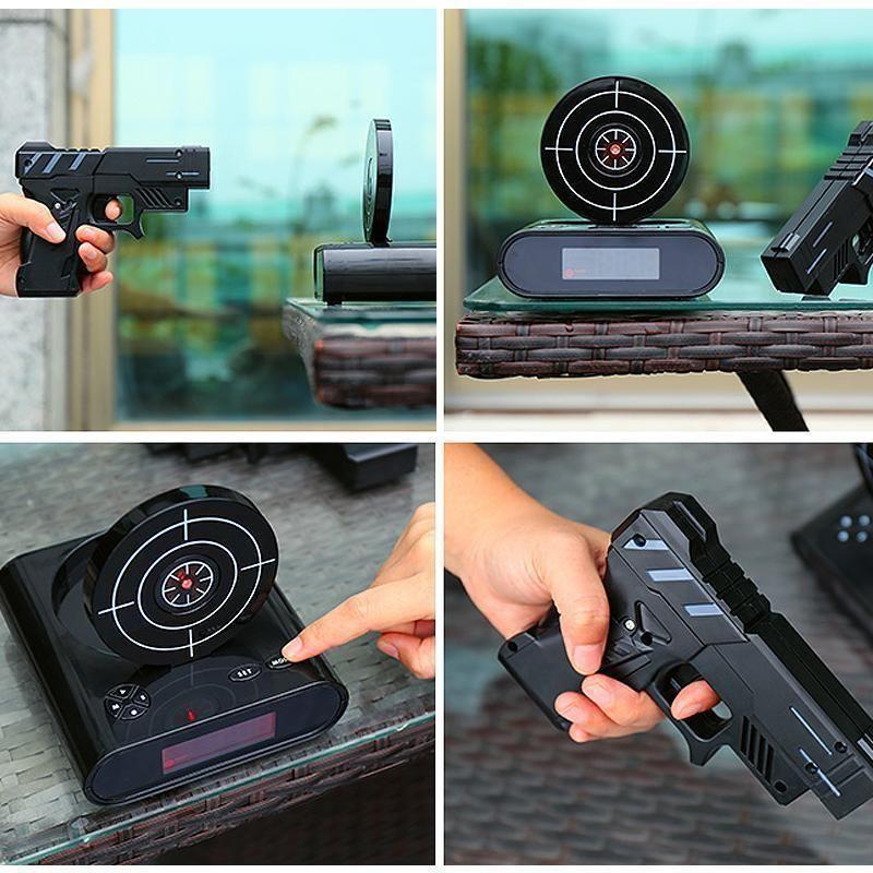 Wearclo | Gun Target Shoot Alarm Clock