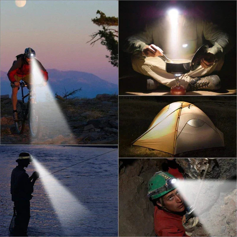 Wearclo | Headlamp | Rechargeable Waterproof Zoomable LED Headlamp