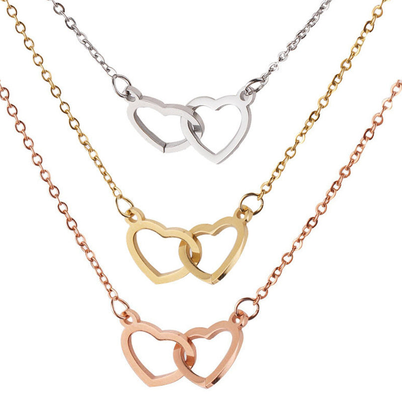 Wearclo | Heart Necklace with Rotating Rose Gift Box