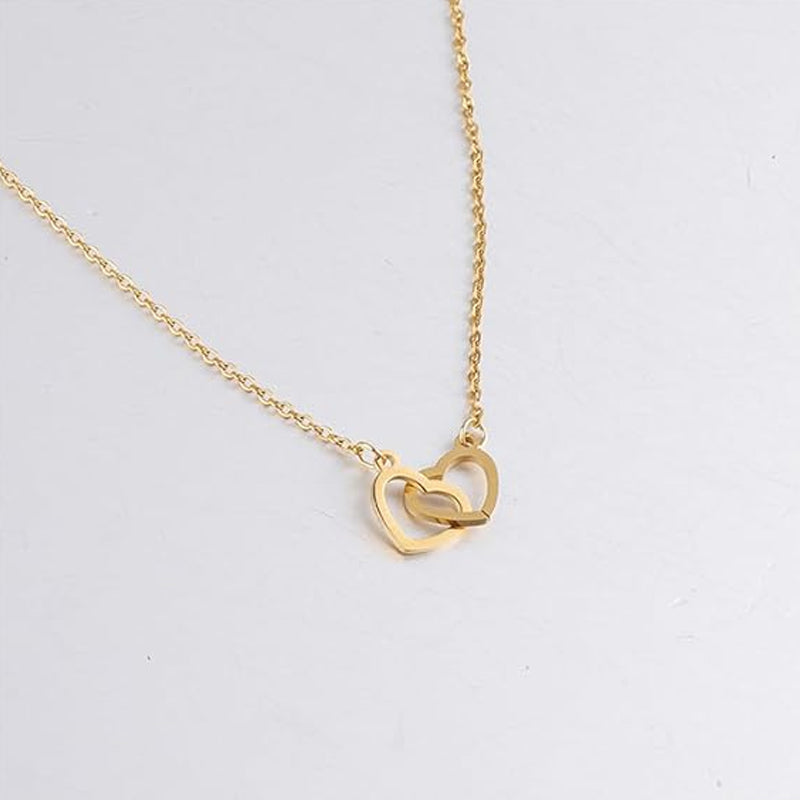 Wearclo | Heart Necklace with Rotating Rose Gift Box