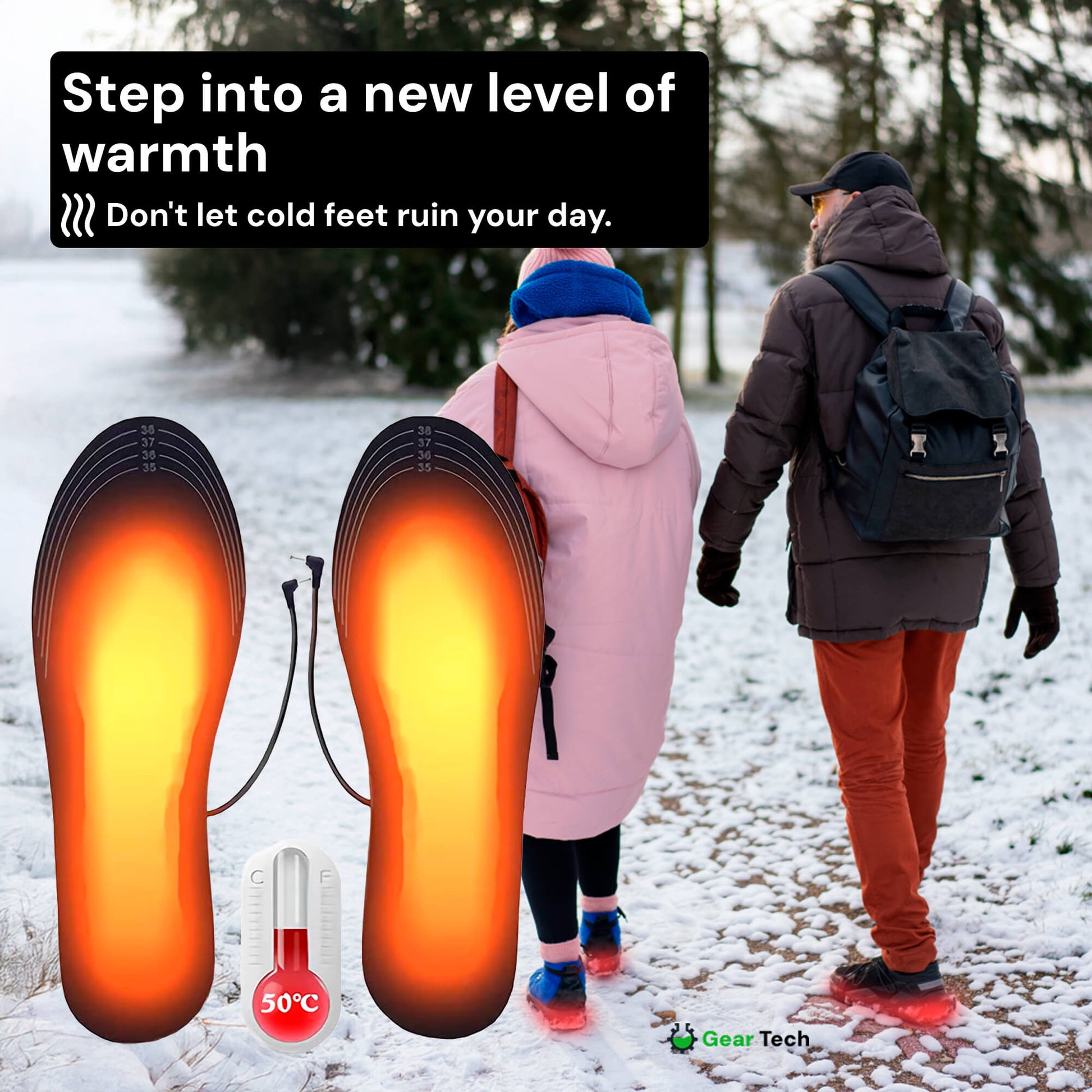 Wearclo | heated insoles UK – Best thermal shoe inserts for boots, work shoes, and daily winter comfort