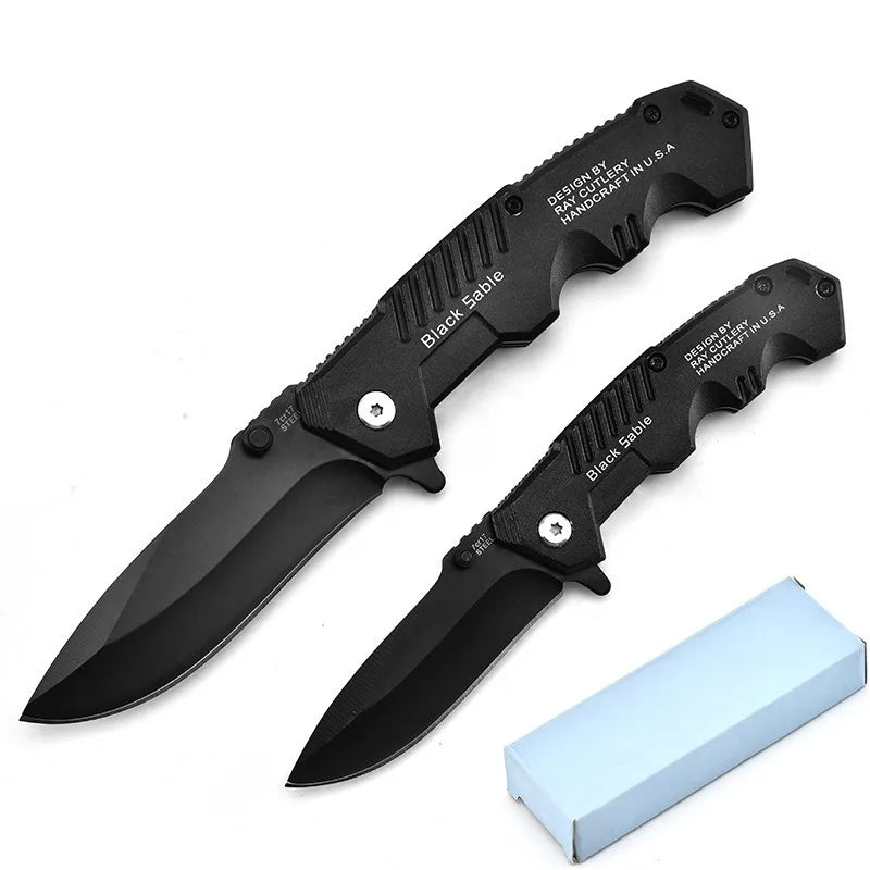 Wearclo | High Hardness Tactical Survival Knife - Outdoor Self-Defense EDC Tool for Camping & Hunting