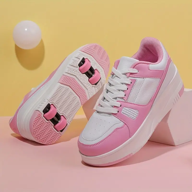 Wearclo | Kids' Roller Shoes with Double Wheels