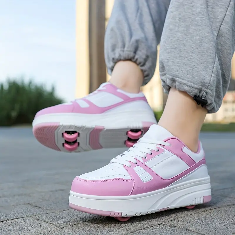 Wearclo | Kids' Roller Shoes with Double Wheels