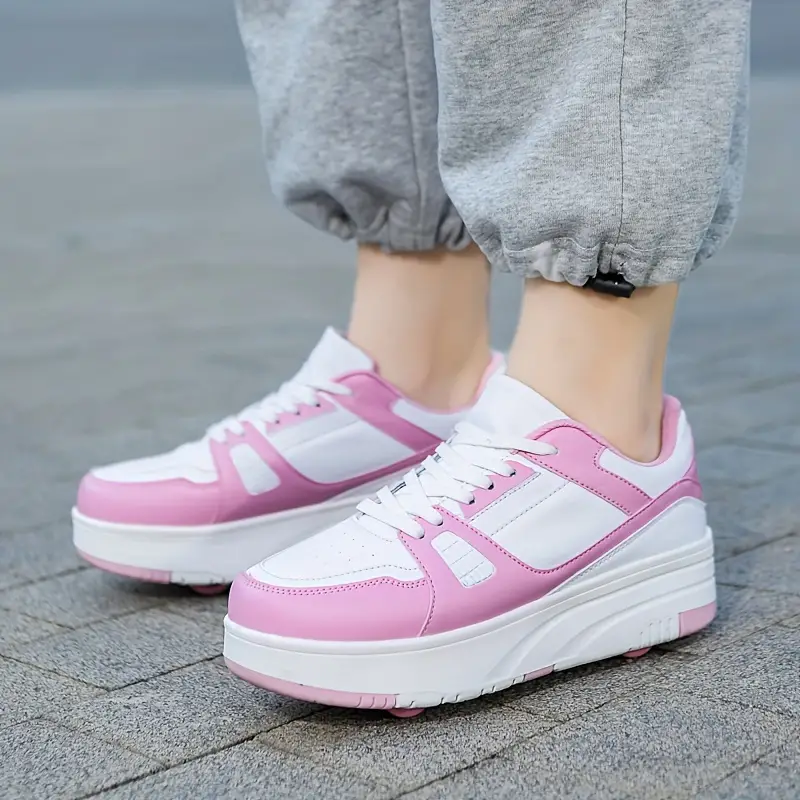 Wearclo | Kids' Roller Shoes with Double Wheels