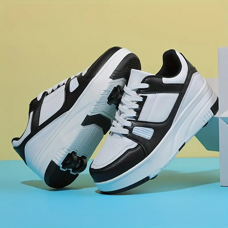 Wearclo | Kids' Roller Shoes with Double Wheels