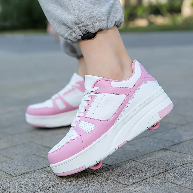 Wearclo | Kids' Roller Shoes with Double Wheels