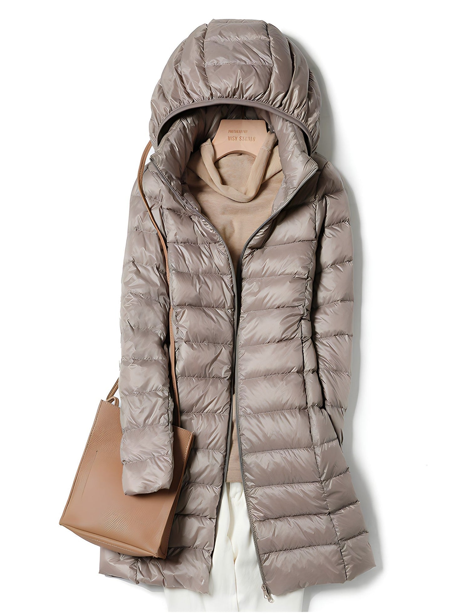 Wearclo Long Down Jacket for Women