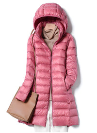 Wearclo | Women's Lightweight Insulated Hooded Parka