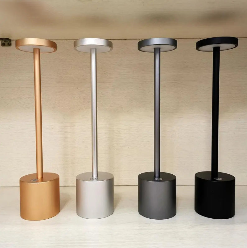Wearclo | LumaLite Rechargeable LED Table Lamp | Wireless | Dimmable | Modern Design for Restaurants and Home