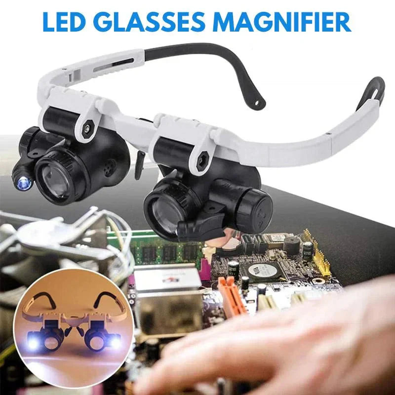 Wearclo | Magnifying Glass with 8x, 15x, and 23x magnification for detailed viewing and precision work