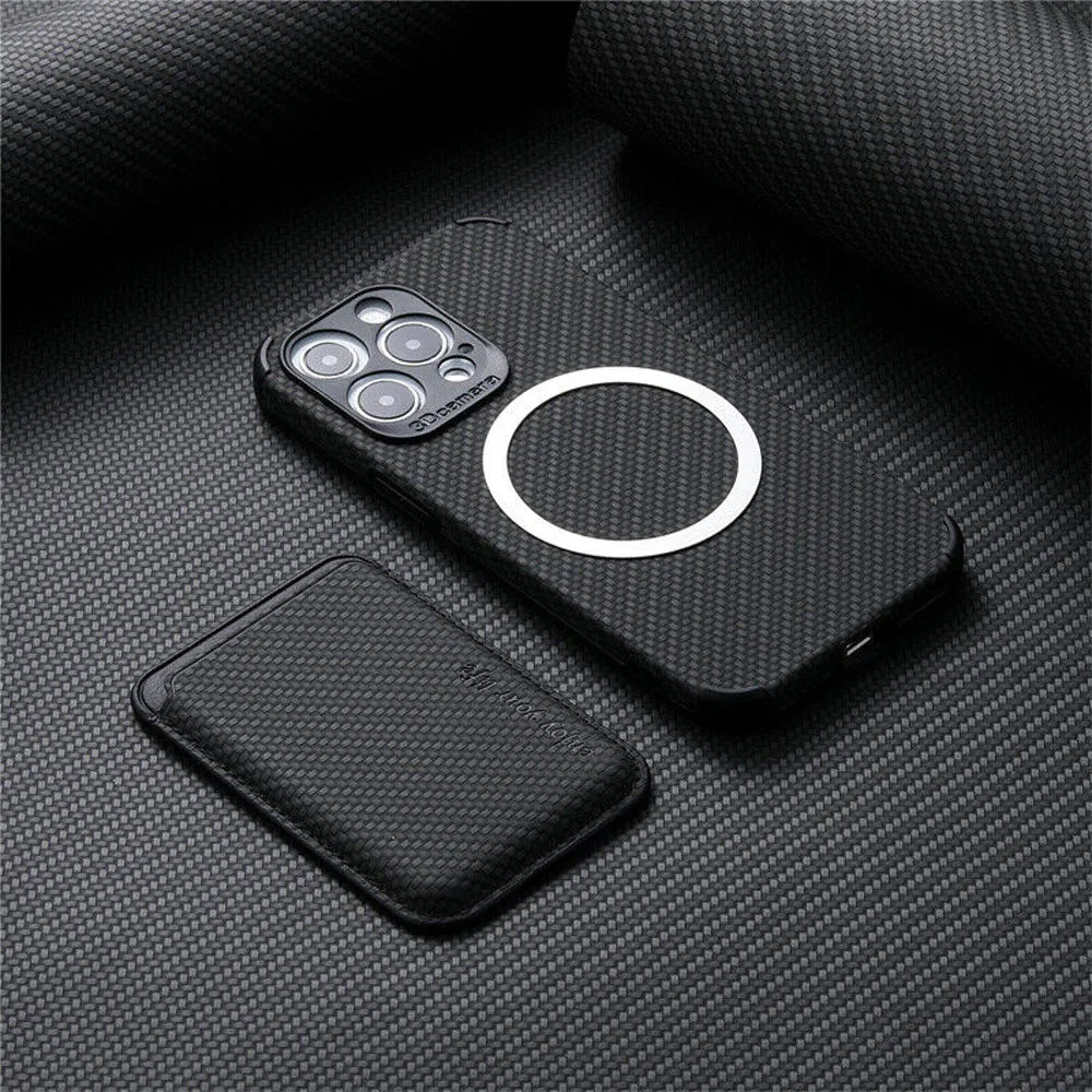 Wearclo | MagSafe Wallet Case | iPhone Magnetic Card Holder | Slim Design