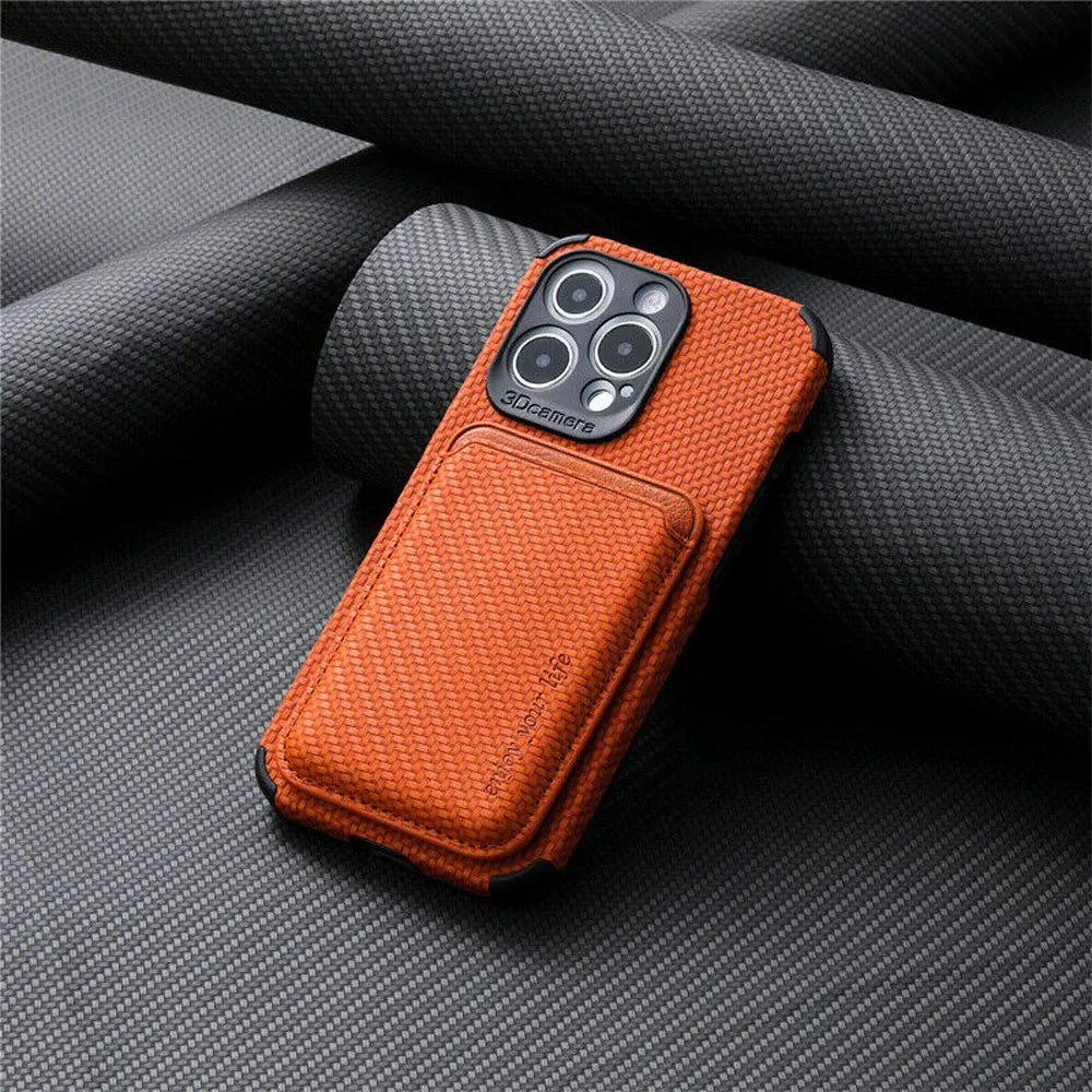 Wearclo | MagSafe Wallet Case | iPhone Magnetic Card Holder | Slim Design