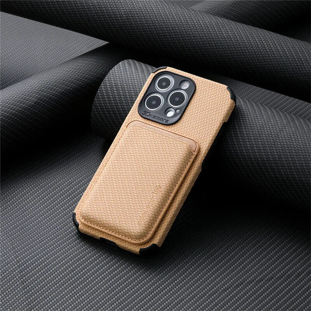 Wearclo | MagSafe Wallet Case | iPhone Magnetic Card Holder | Slim Design