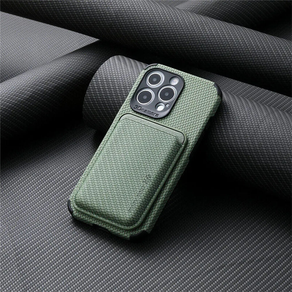 Wearclo | MagSafe Wallet Case | iPhone Magnetic Card Holder | Slim Design