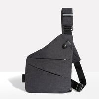 Wearclo | Men's Anti-Theft Shoulder Bag with Hidden Zippers