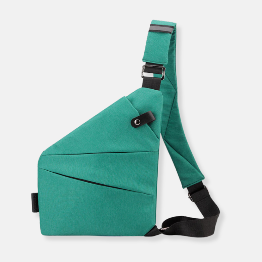 Wearclo | Men's Anti-Theft Shoulder Bag with Hidden Zippers