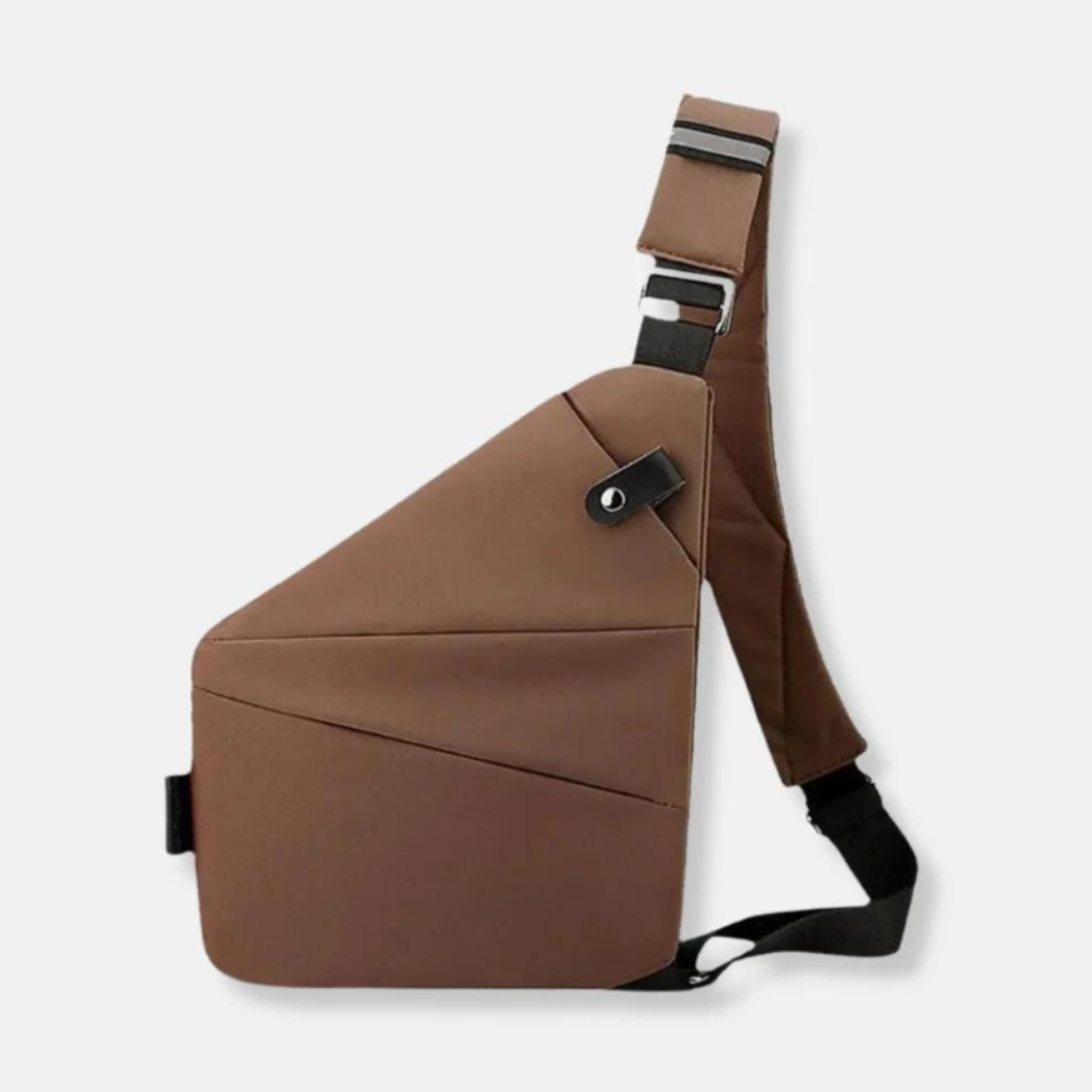 Wearclo | Men's Anti-Theft Shoulder Bag with Hidden Zippers