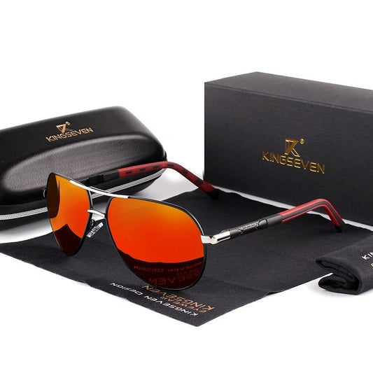 Wearclo | Men's Aviator Polarized Sunglasses