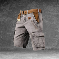 Wearclo | Men's Multi-Pocket Cargo Shorts for Outdoor Use