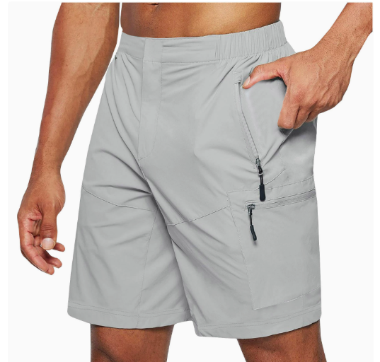 Wearclo | Men's Cargo Shorts with Zipper Pockets