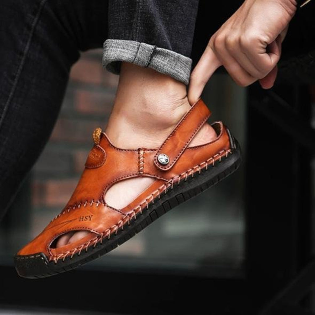 Wearclo | Men's Closed-Toe Fisherman Sandals