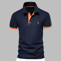 Wearclo | Men's Textured Knit Performance Polo