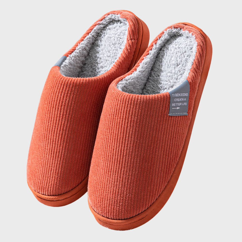 Wearclo | Men's Cozy Slippers - Soft Lined House Shoes