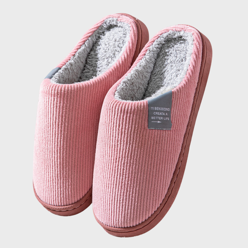 Wearclo | Men's Cozy Slippers - Soft Lined House Shoes