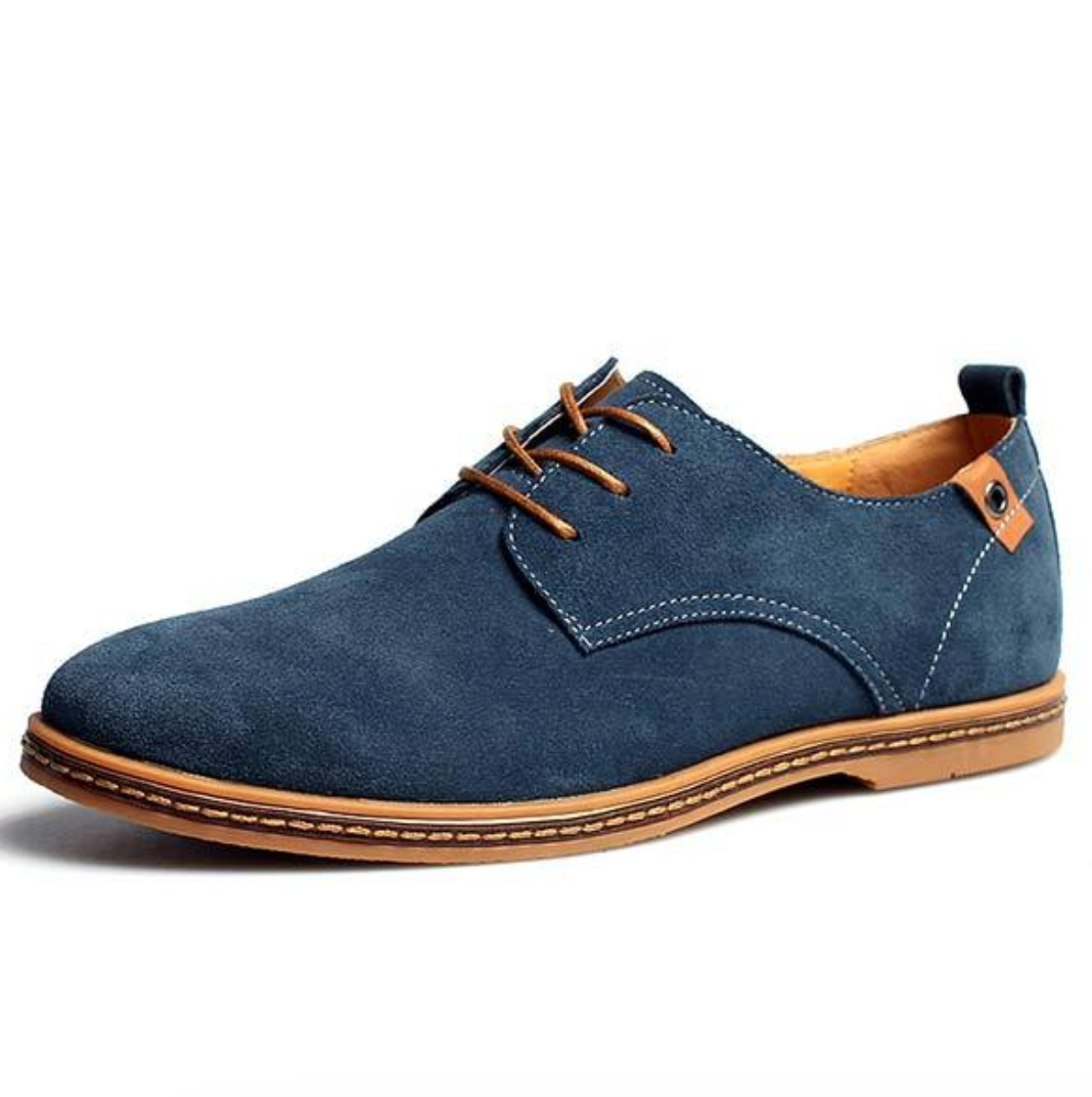 Wearclo | Men's Derby Shoes with Lace-Up Front