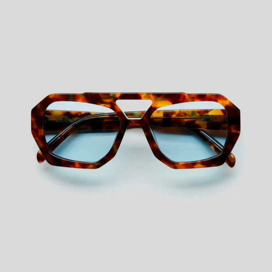 Wearclo | Men's Geometric Frame Sunglasses