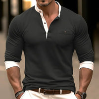 Wearclo | Comfortable Pocketed Henley Shirt