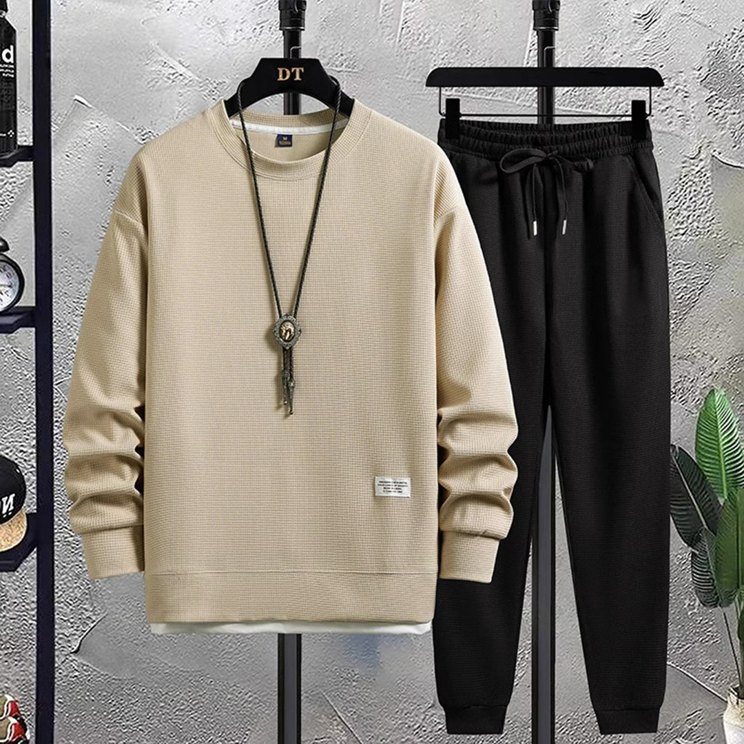 Wearclo | Men's Jogging Suit Casual Two-Piece Athleisure Set